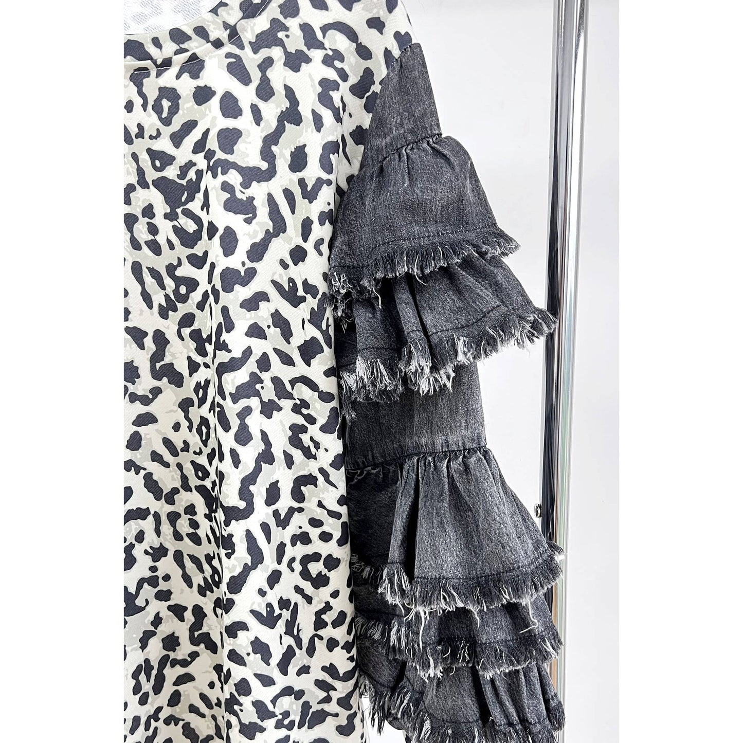 Layers Ruffled Sleeves Dress