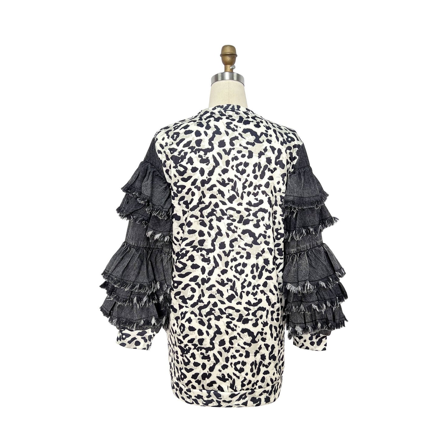 Layers Ruffled Sleeves Dress