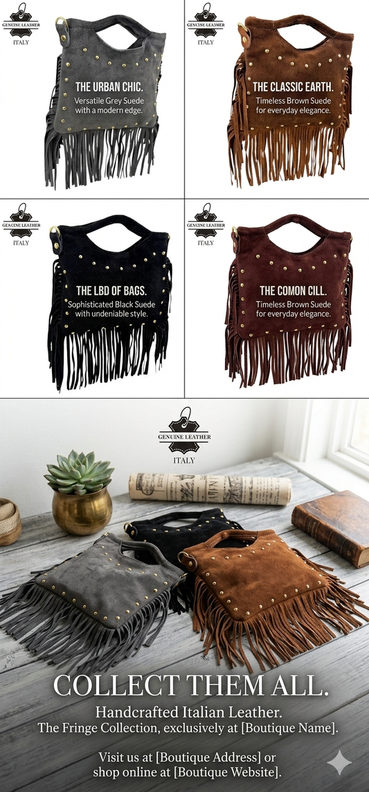 Suede fringe