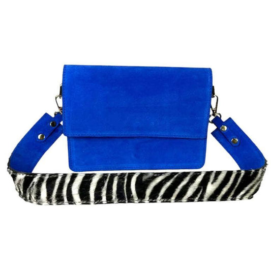 Leather Shoulder Bag for Women with Long Handle Animal Print